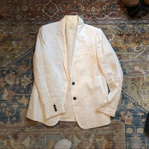 J.crew - white linen blazer